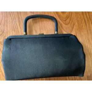Vintage Ladies Garay USA 40's/50's Black Evening Purse